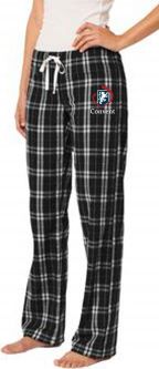 CONVENT - District  Womens Flannel Plaid Pant, Black